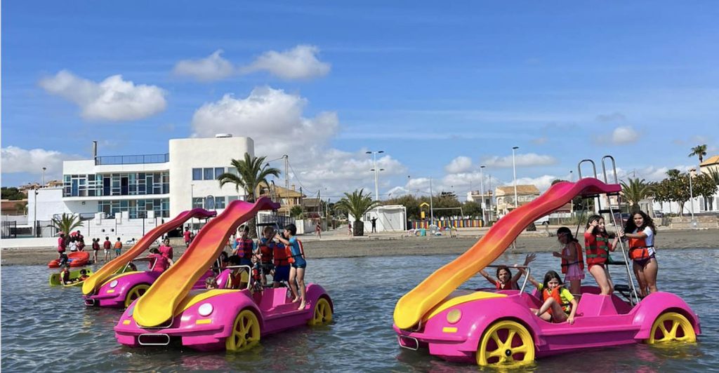 Albergue Las Lagunas en el Mar Menor en la Región de Murcia en primera línea de playa
